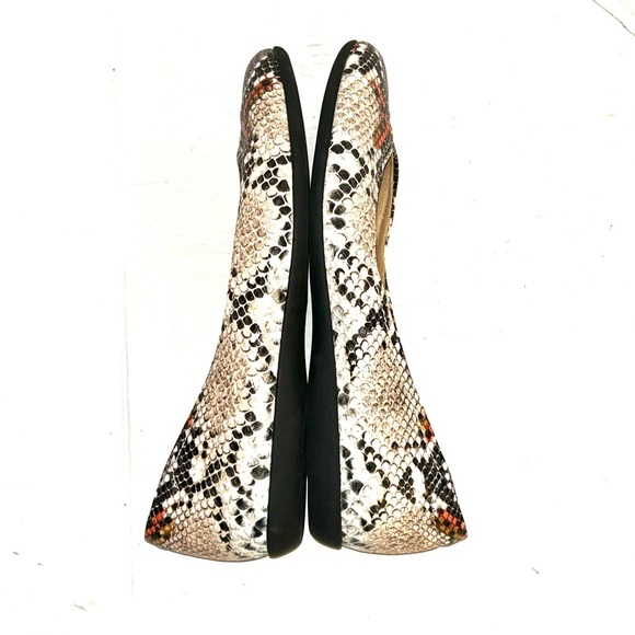 Naturalizer Shoes Vivienne Ballet Flats Womens Size 9M Snake Skin Print Slip On - Picture 8 of 11
